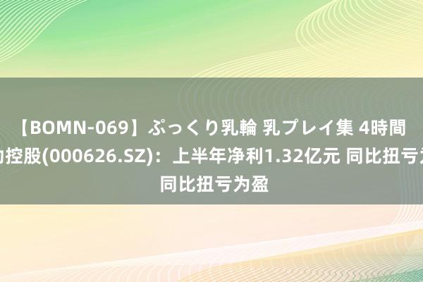 【BOMN-069】ぷっくり乳輪 乳プレイ集 4時間 遒劲控股(000626.SZ)：上半年净利1.32亿元 同比扭亏为盈